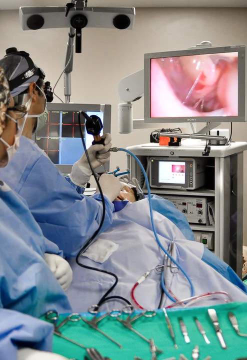 Endoscopic sinus surgery in a clinical setting